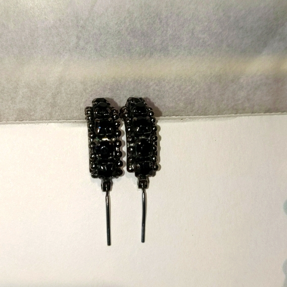 Glass bead stainless steel necklace& earrings set - Picture 4 of 4